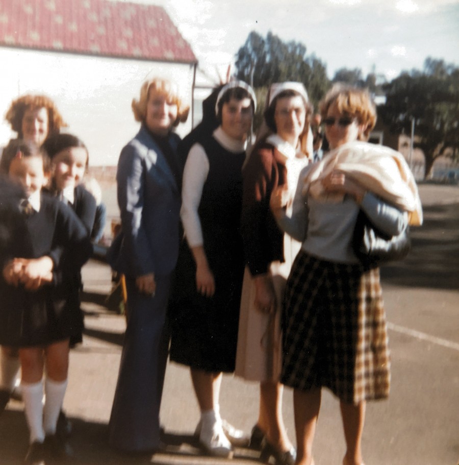 School Days - Sister Roberta, Judith and others at St Joan of Arc