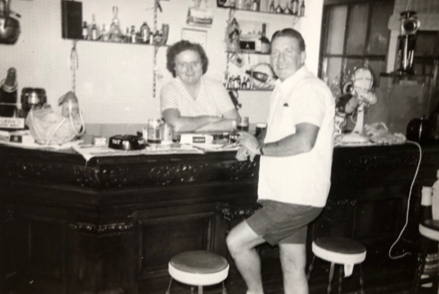 Barbara and Jimmy Young in the Tavern