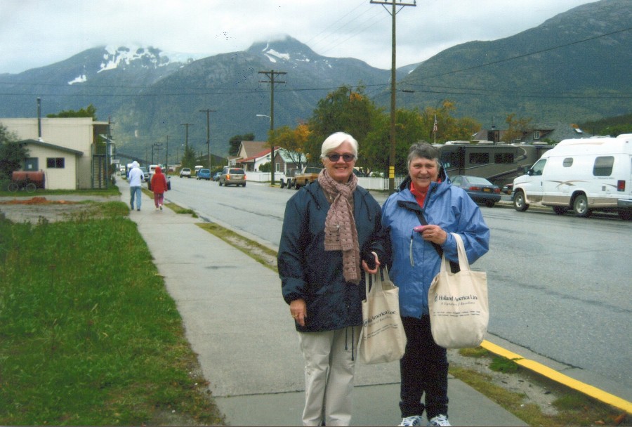 Mary and I holidaying in Alaska