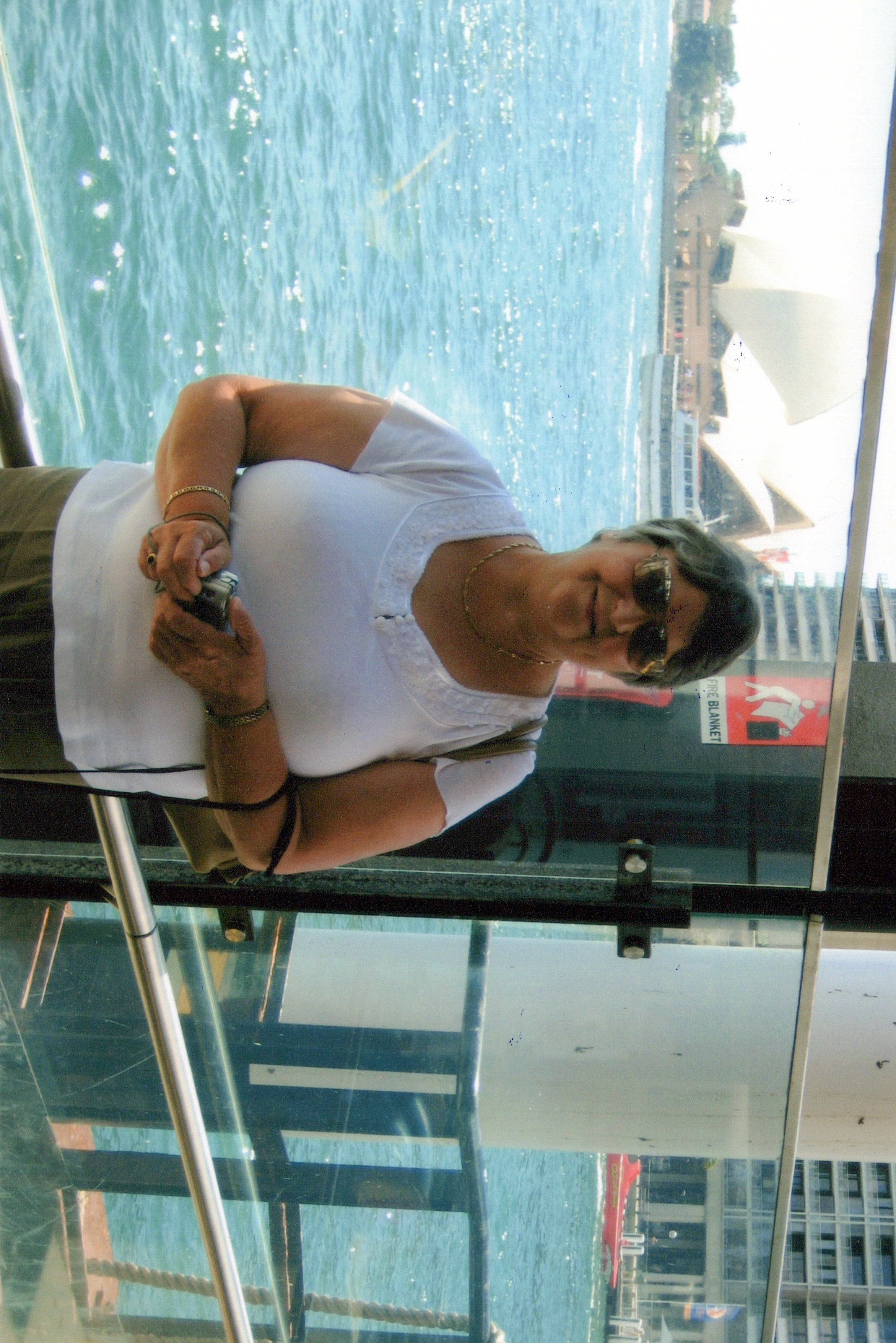 Mary visiting, Sydney Harbour