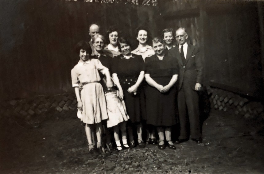 Mum and Dad’s Wedding. I am the little girl in the front. 