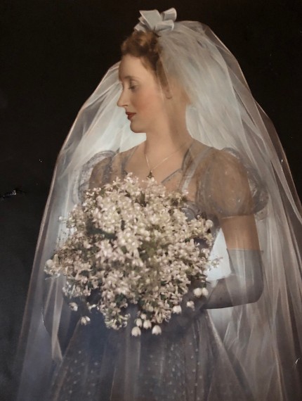 Molly Molloy on her wedding day