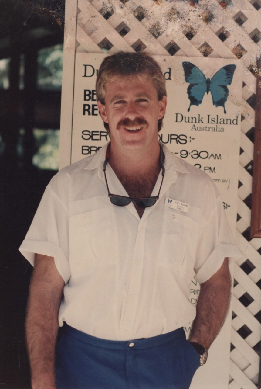 Geoff at Dunk Island