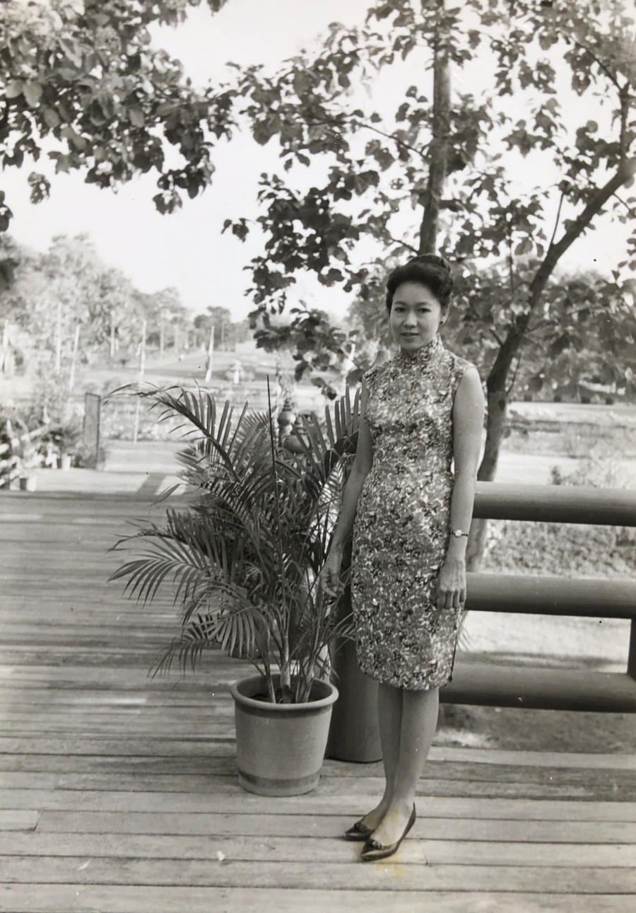 'To Miss Chiew (who else?) From Miss Pallapa' - November, 1968