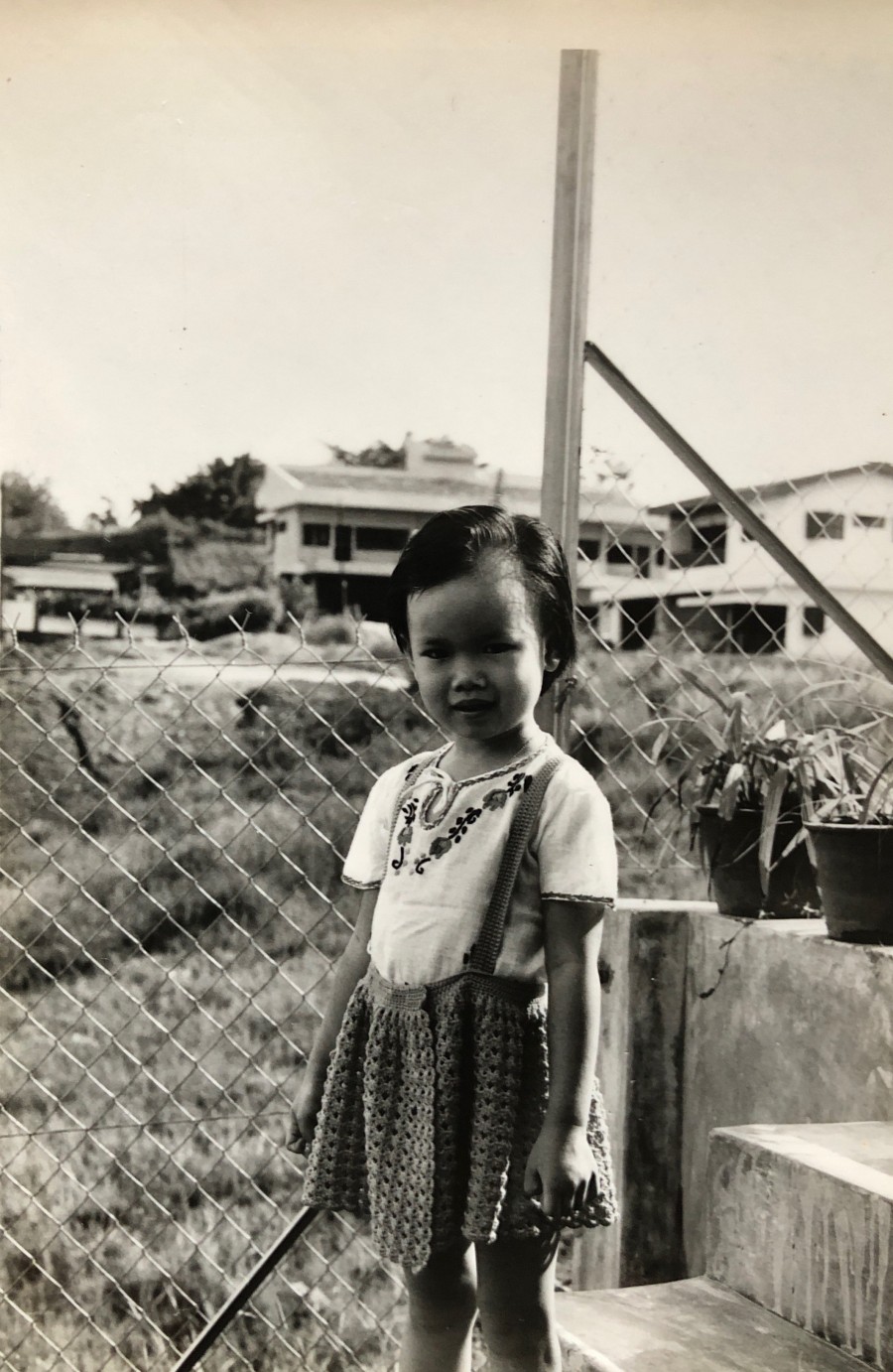 Li-Chuen - Pre 1977. At the back of our house in Jalan Pantai (Kuala Lumpur), just before emigrating to Australia