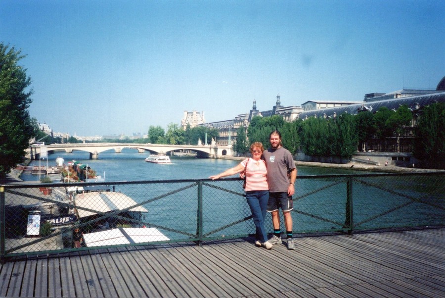 Karl and I in Paris