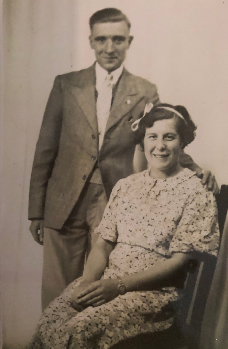 Ethel Boyd and Harold Pavey. They married on the 28.9.1935.