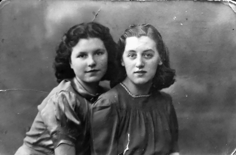 A friend and my Mum. The friend is unknown.