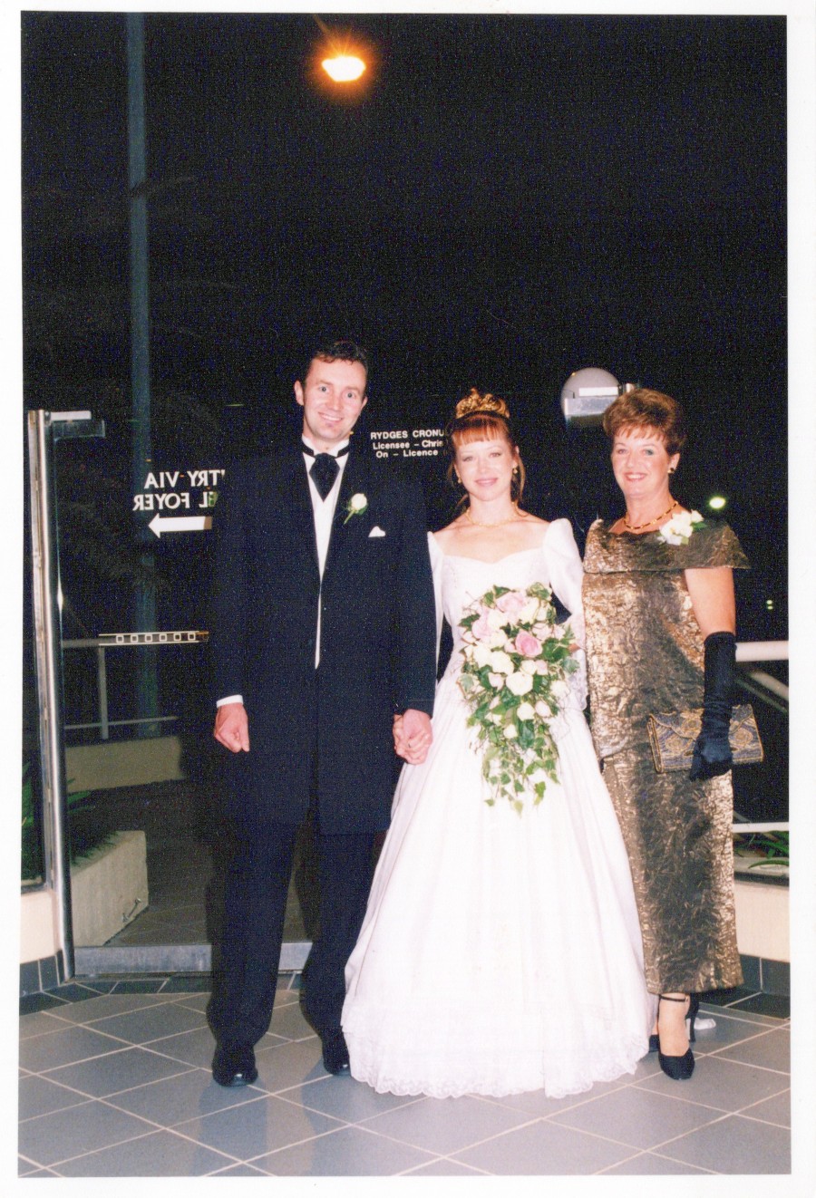 Fil, Natalie and I on their wedding day