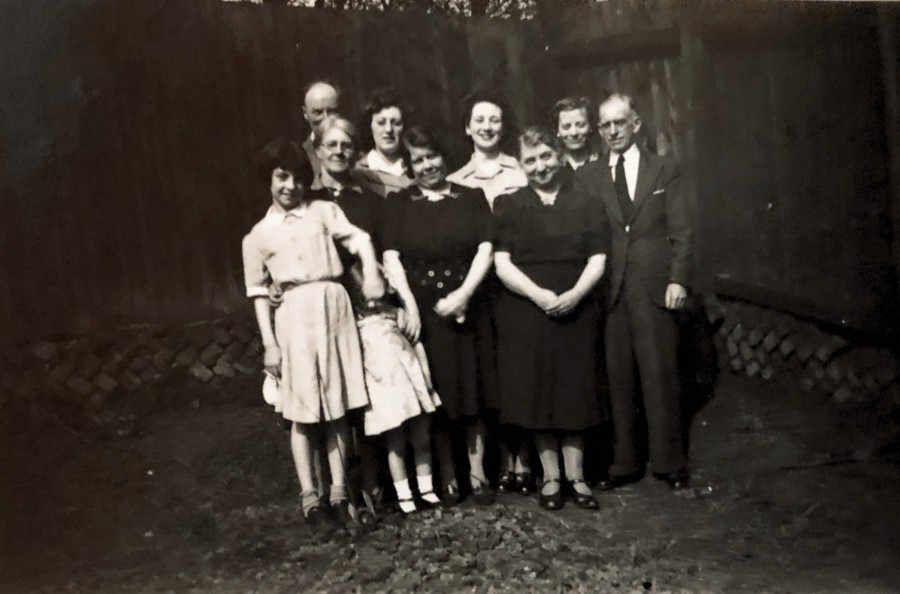 Mum and Dad's Wedding. I am the little girl in front.
