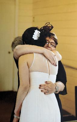 A Hug From Proud Mum (Samantha and Maria)