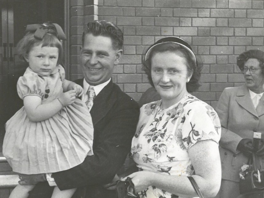 Margaret, Rex and Barbara Mahony