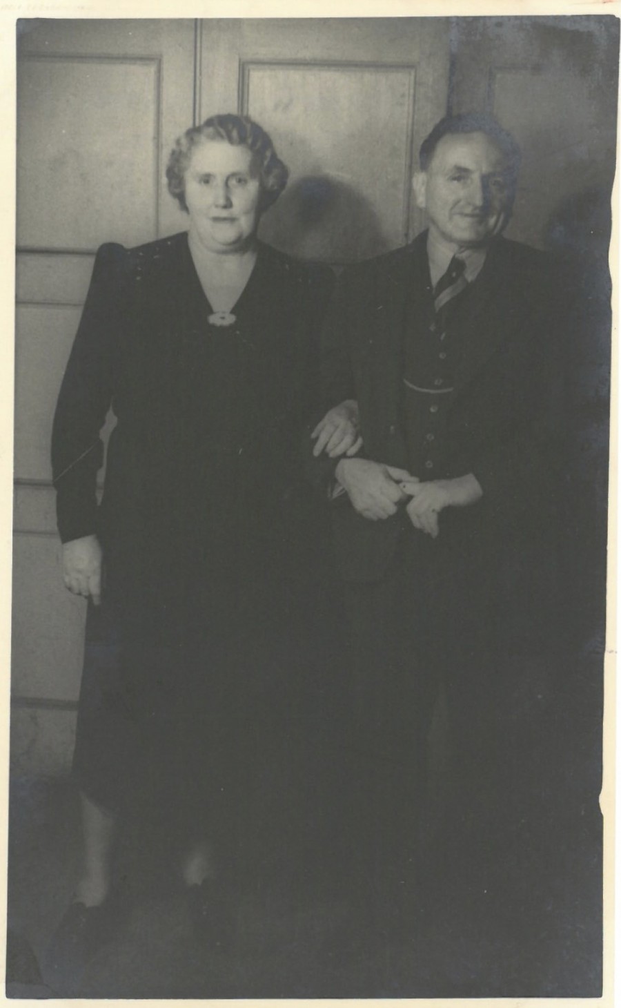 Gertrude and Vincent Ridge Attending a Family Wedding