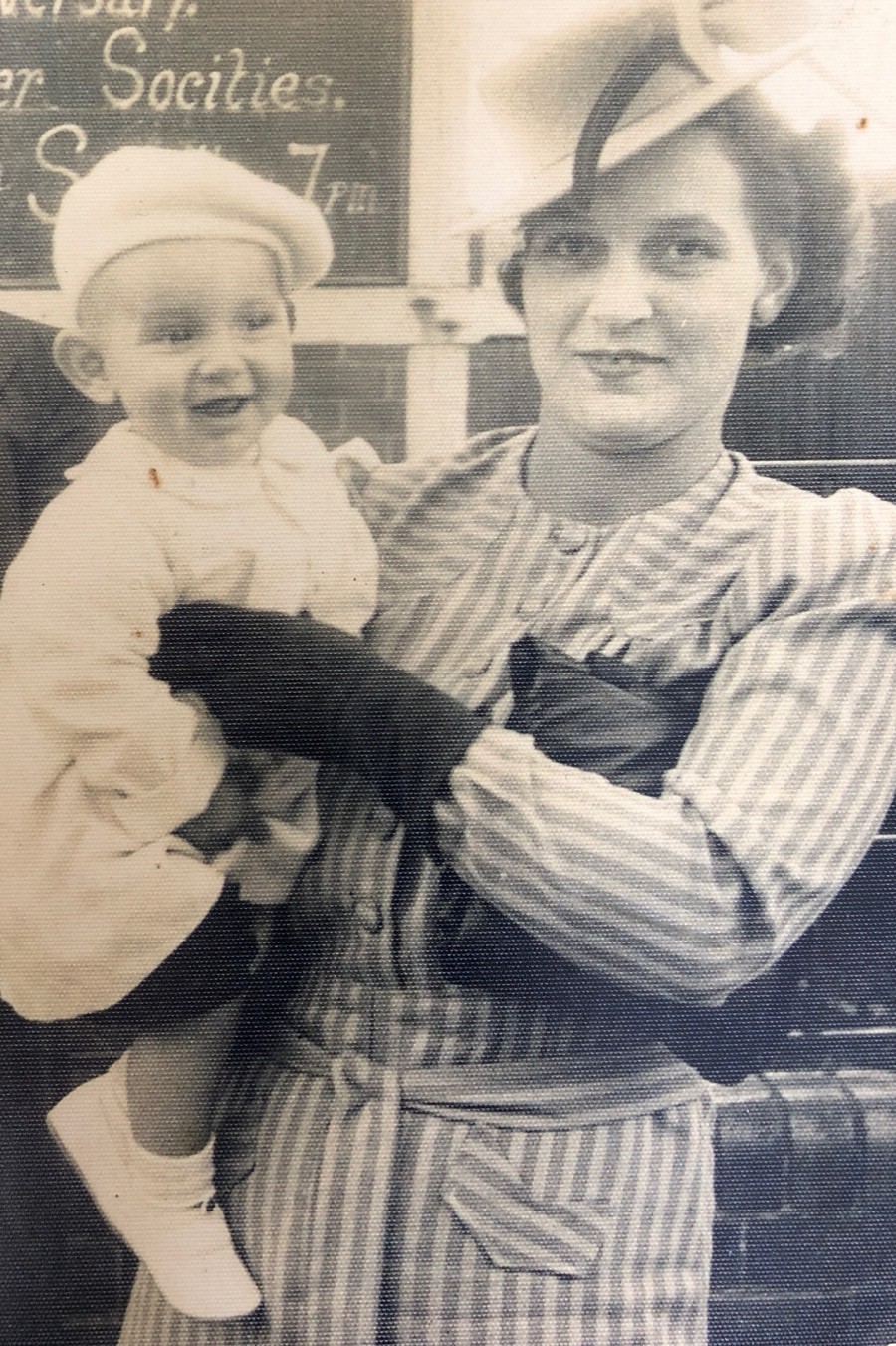 Doug and his Mum (Alice Maude, sometimes known as Maudy) about 1950