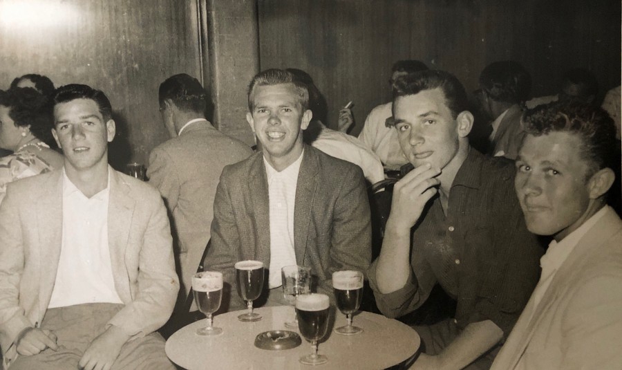 'The Boys Night Out' At the Criterion Hotel, Islington (Clicker Clarke, Jimmy Price, Doug Nye and Allen Russell)