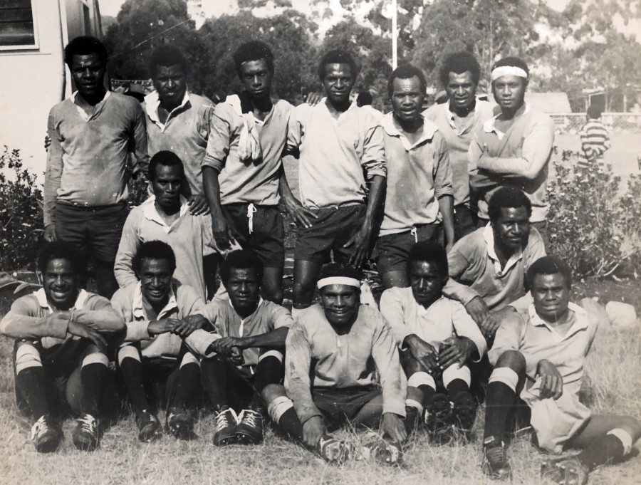 Goroka High School Rugby league Football Side (1974)
