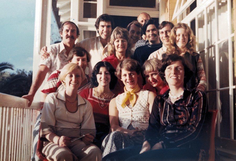 The Integro Team at the Monterrey Hotel, Mosman - 1979 (Doug - back left)