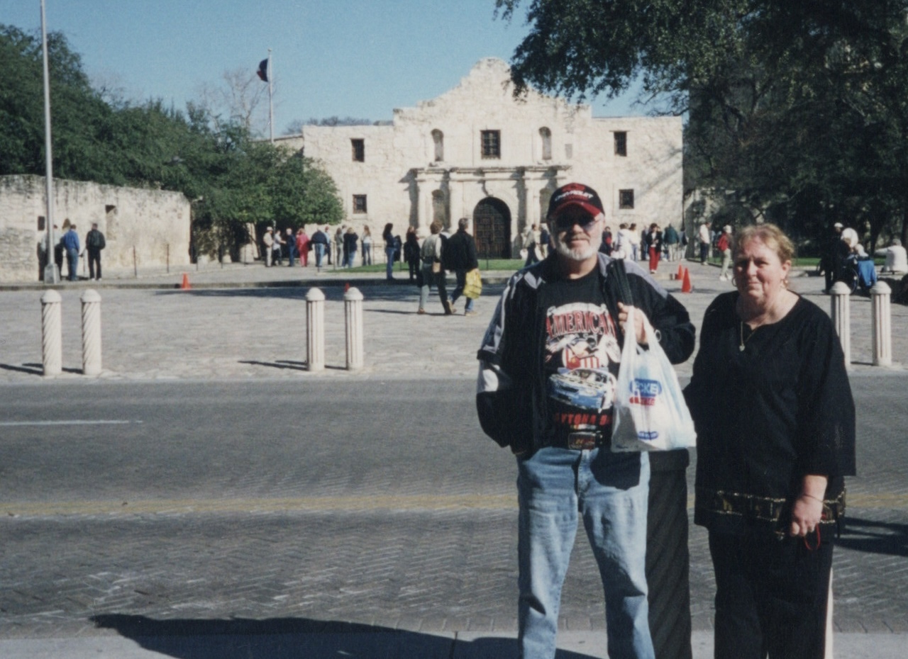 Reggie & I at the Alamo (San Antonio)