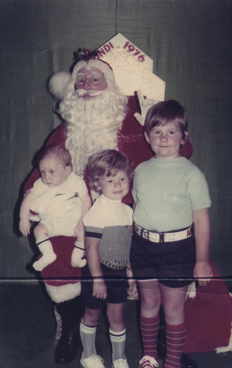 Graeme, Adam & Shane - Grace Bros, Bondi - 1976