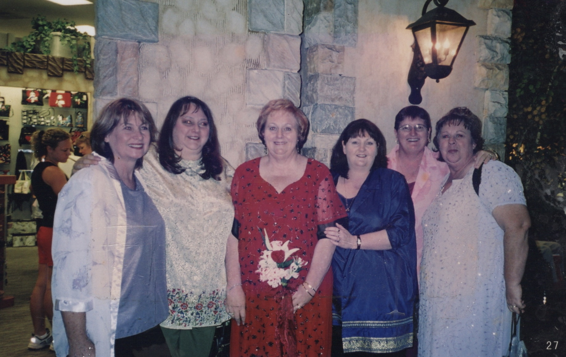 All us girls at Desi's wedding in Las Vegas (Georgina, Terry, me, Tracy, Adele, & Cheryl)