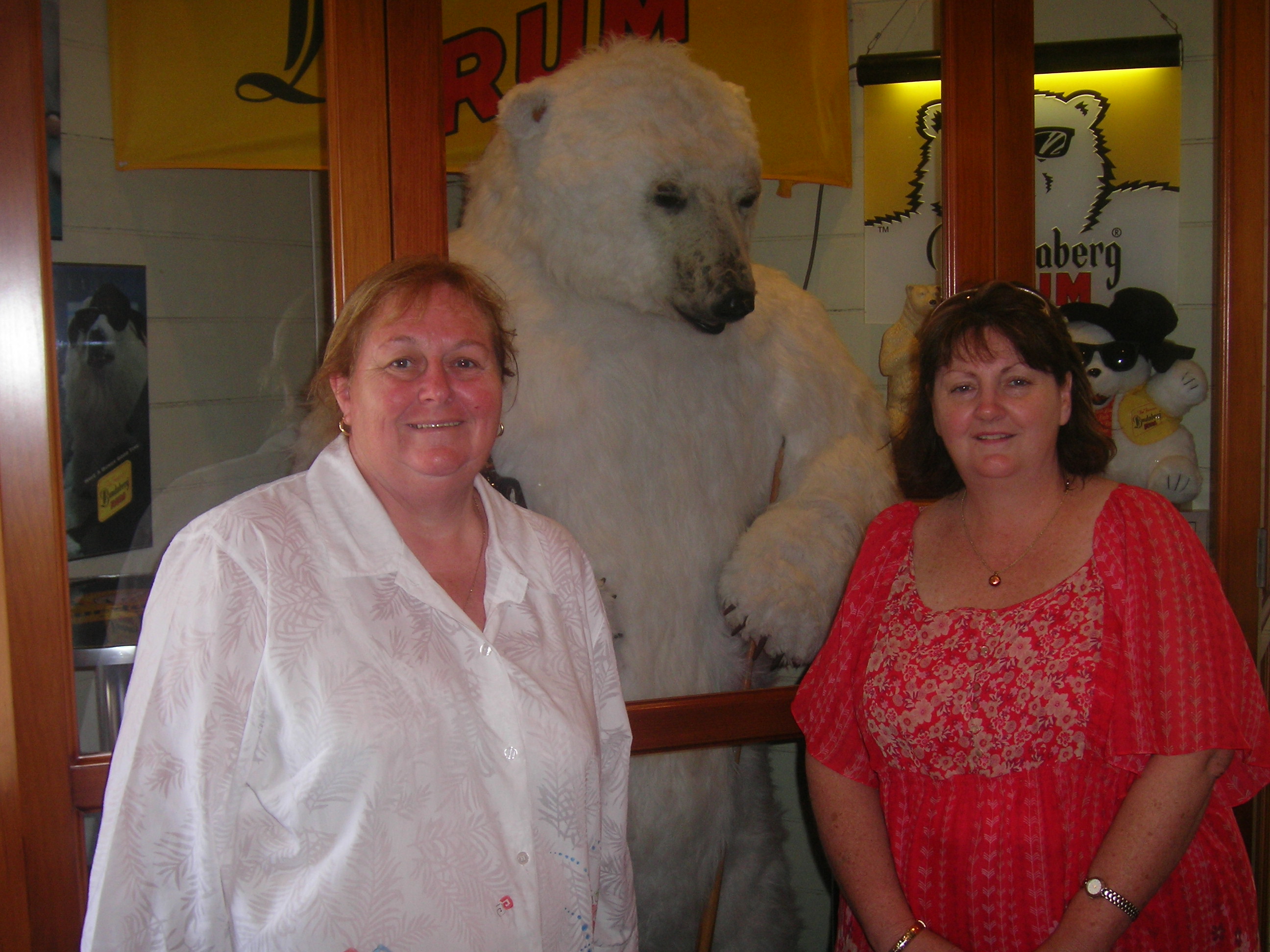 Tracy & I at the Bundaberg Rum factory