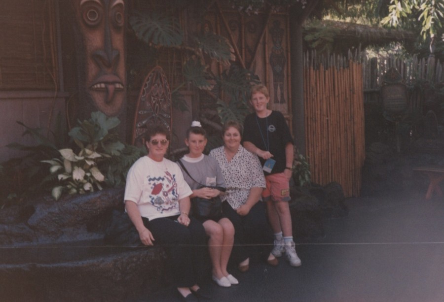 Disneyland - Adele, Melissa, me, and Graeme 