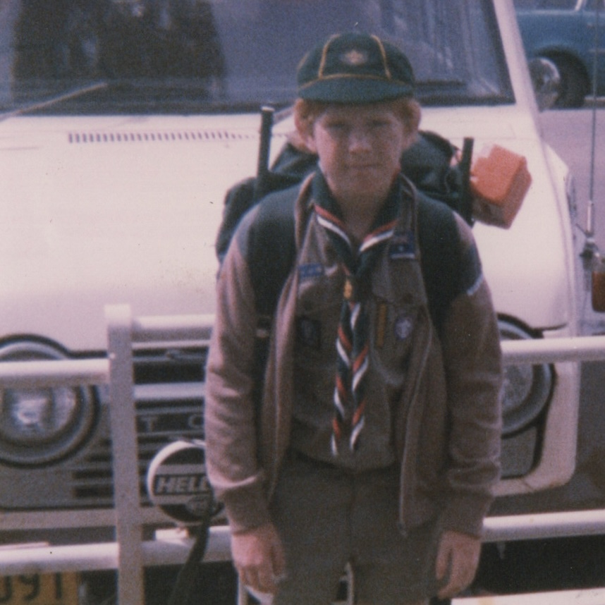 Graeme - On his way to a camp with the cubs