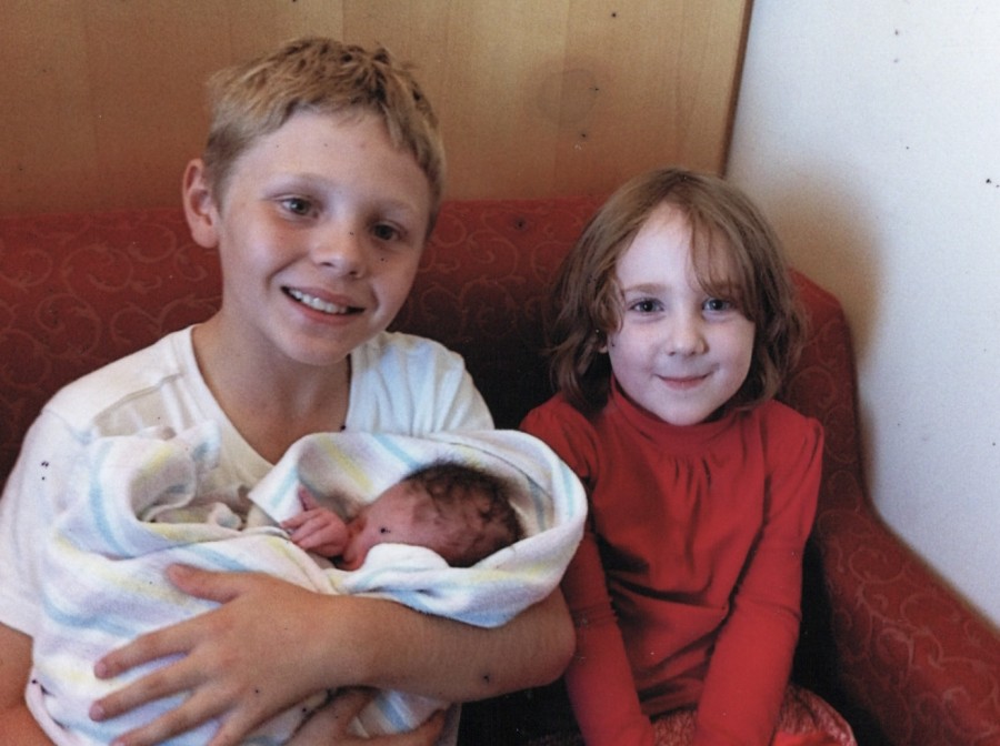 Baby Saskia is born! (Brayden, Saskia, and Zooey)