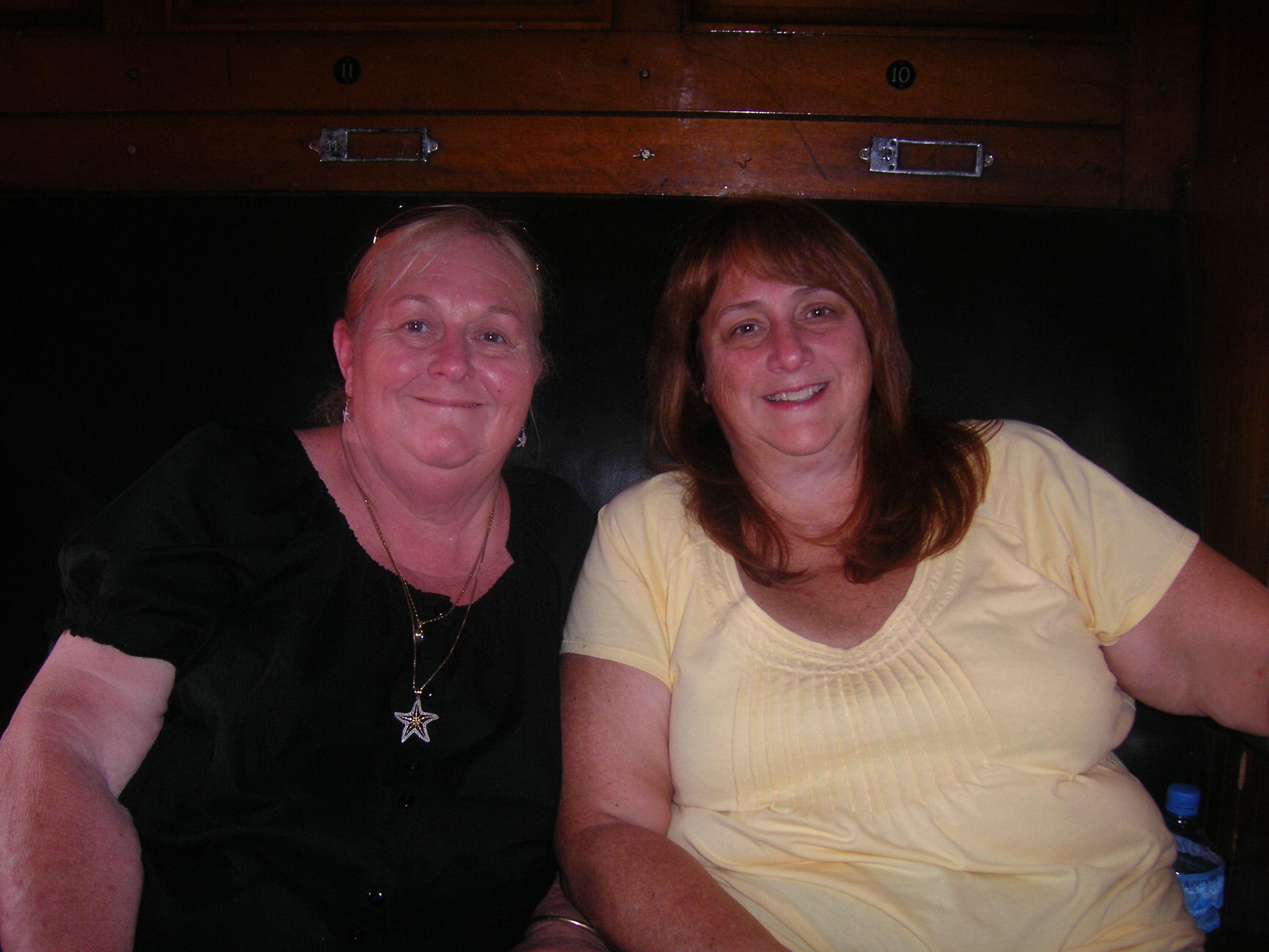 Myself & Teri - on the Little Rattler train