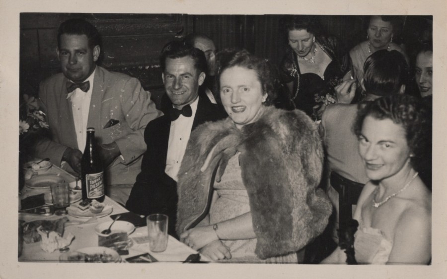 Dad, Harry, Mum, and Teddy - out dancing at the Trocadero