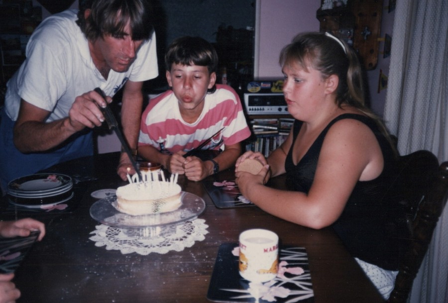 David's Birthday - Kurnell (David, Adam, and Desi)