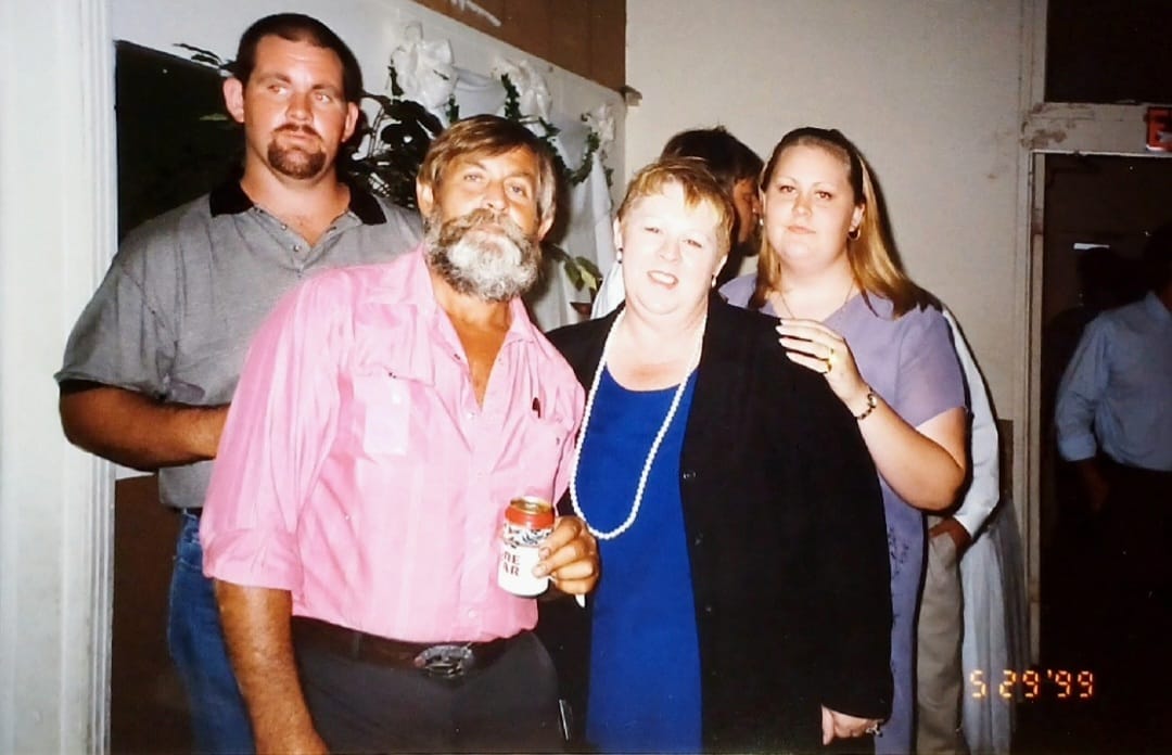 Cheryl, Gerry and the two kids going out for dinner 